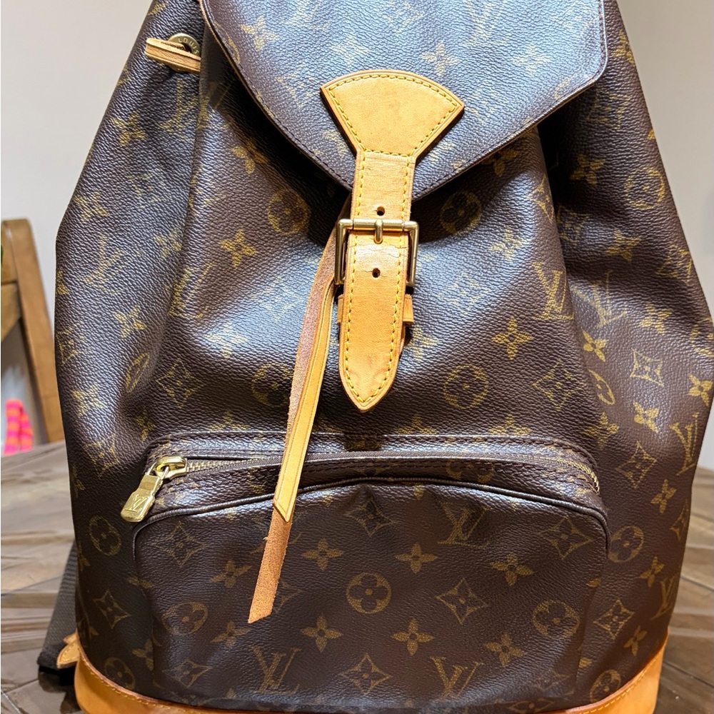 Montsouris Brown Monogram Backpack